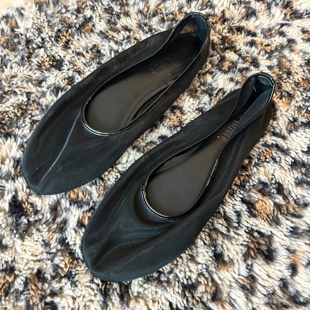 Steve Madden Black Women's Flats mesh